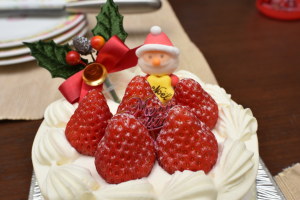 小さなクリスマスケーキ