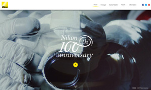 Nikon創立100周年記念サイト
