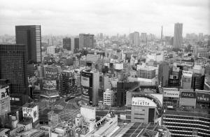 新宿エルタワー28階からの眺め