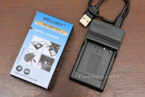 WELLSKYのBLE9/BLG10用互換充電器