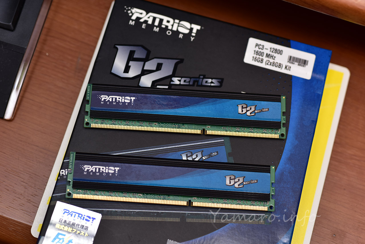 PATRIOT DDR3-1600 PC3-12800 8GB x2